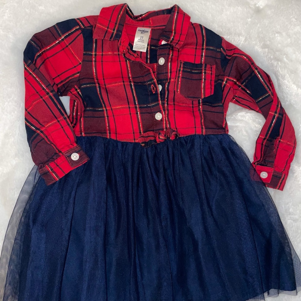 Toddler plaid dress size 2T
